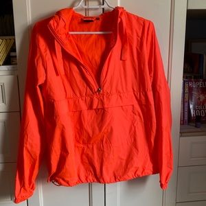 Neon pink/orange windbreaker
